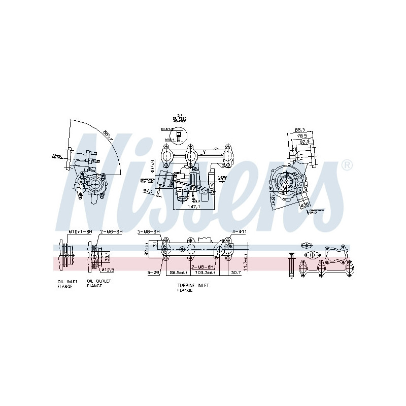 Turbocompresseur NISSENS