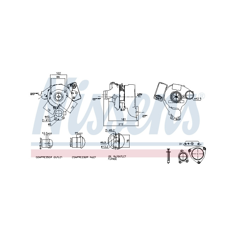 Turbocompresseur NISSENS