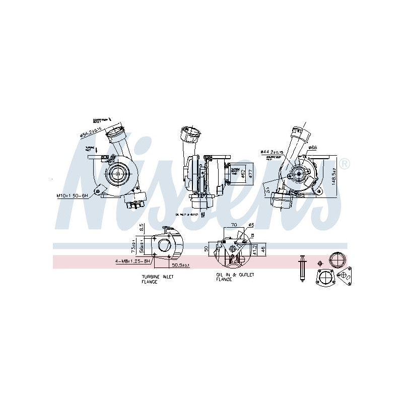 Turbocompresseur NISSENS