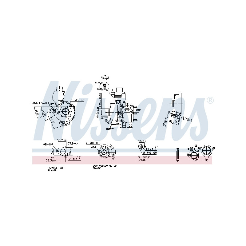 Turbocompresseur NISSENS