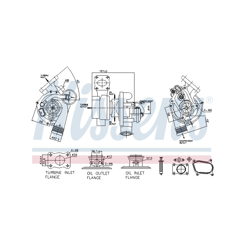 Turbocompresseur NISSENS