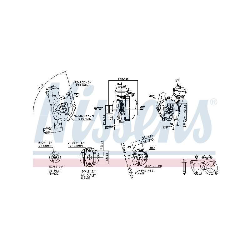 Turbocompresseur NISSENS