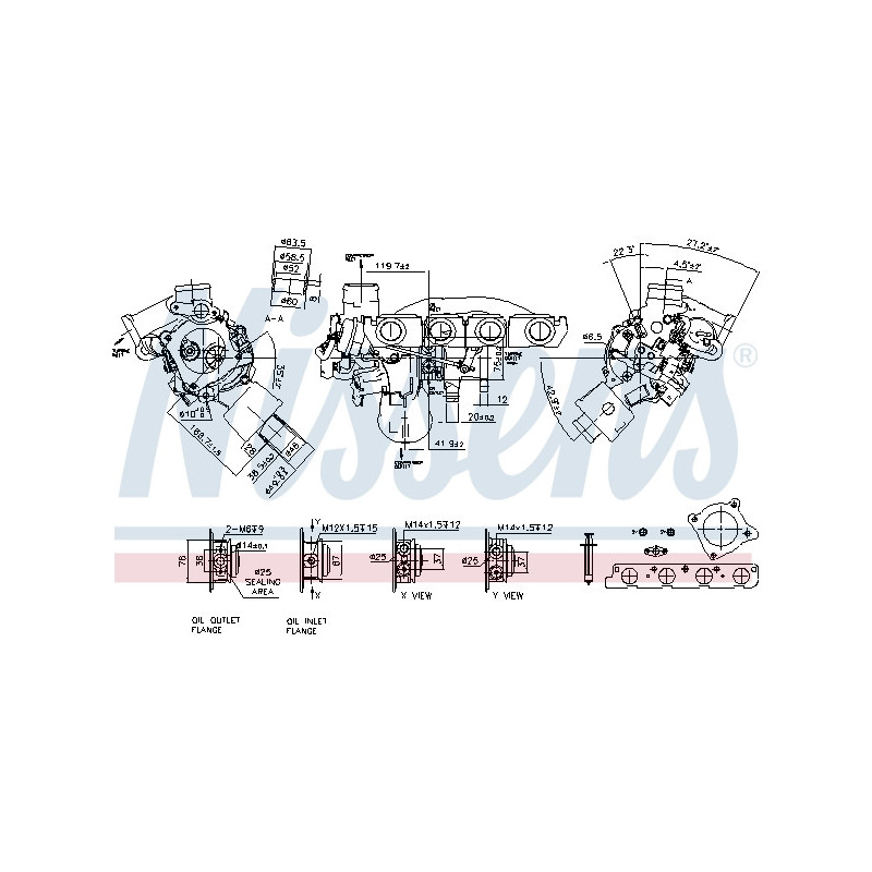 Turbocompresseur NISSENS