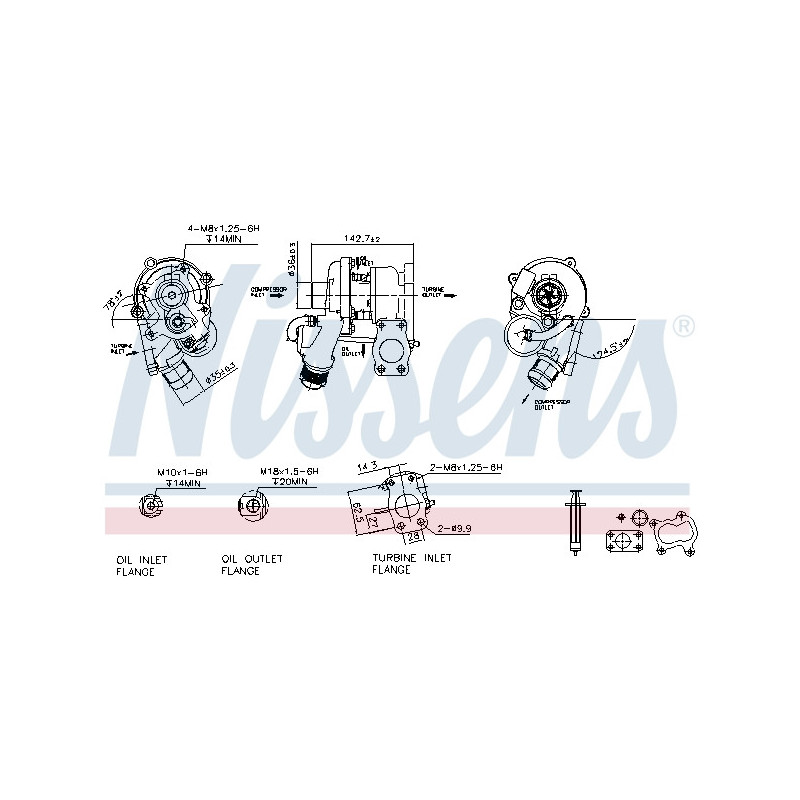 Turbocompresseur NISSENS