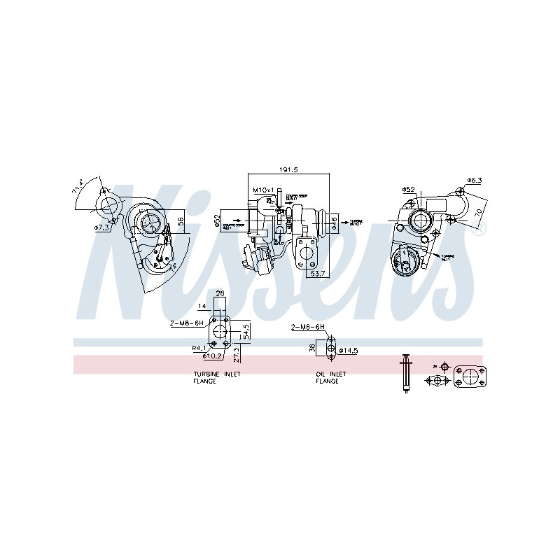 Turbocompresseur NISSENS