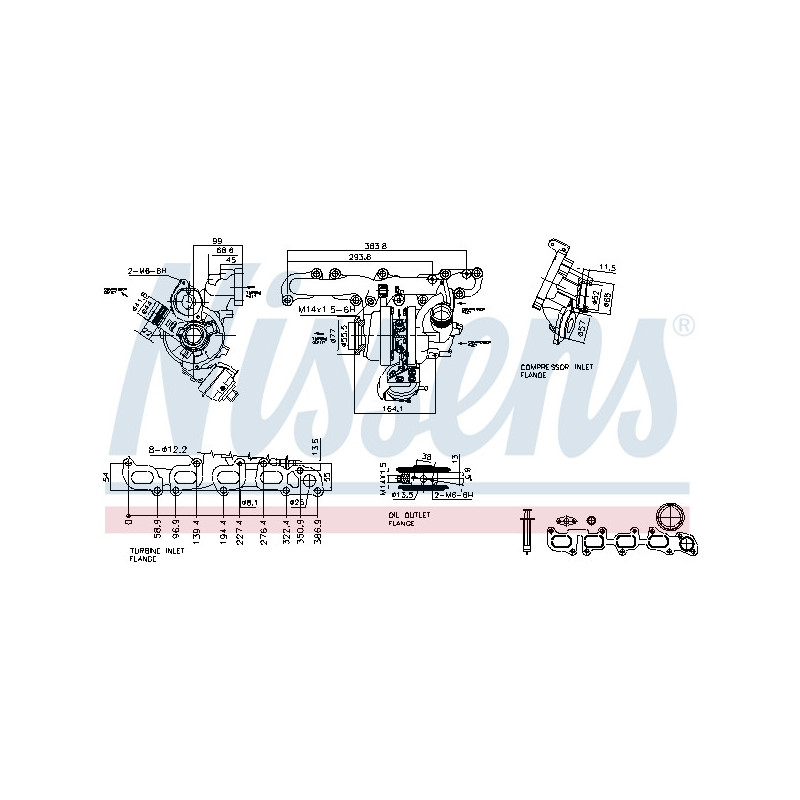 Turbocompresseur NISSENS