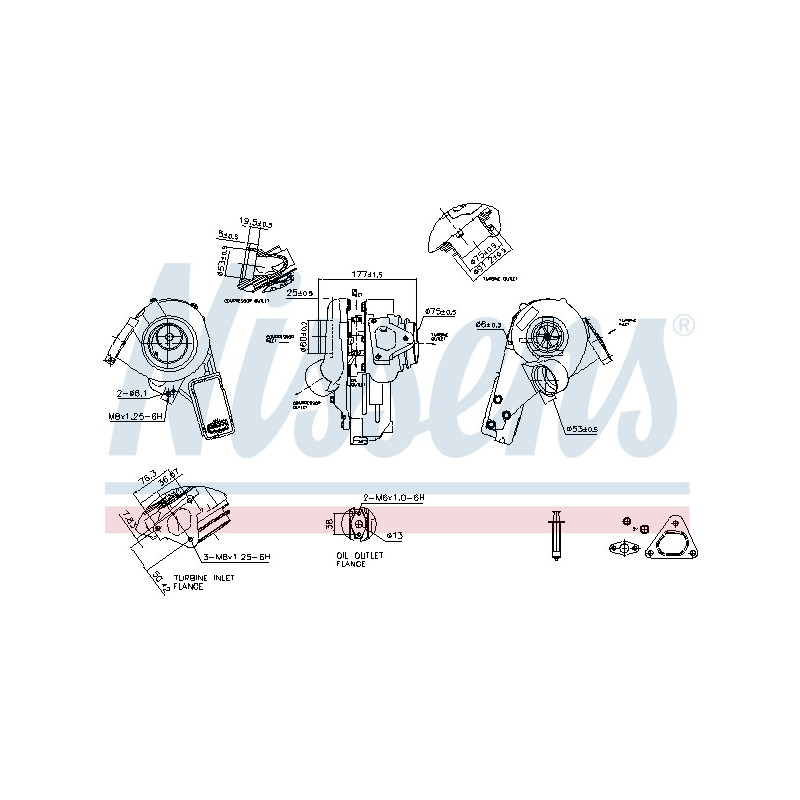 Turbocompresseur NISSENS