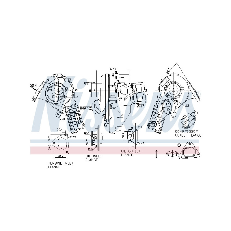 Turbocompresseur NISSENS