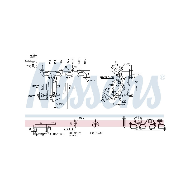 Turbocompresseur NISSENS