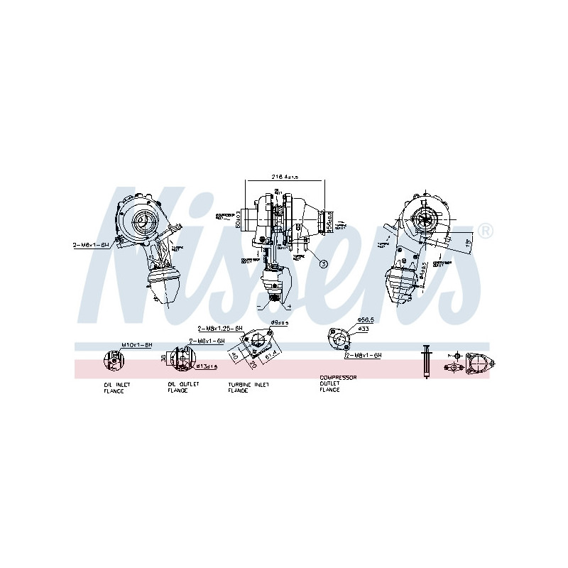Turbocompresseur NISSENS