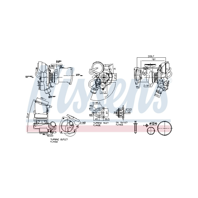 Turbocompresseur NISSENS