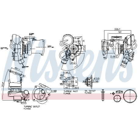 Turbocompresseur NISSENS