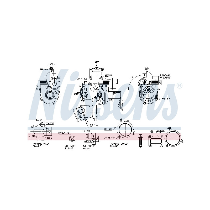 Turbocompresseur NISSENS