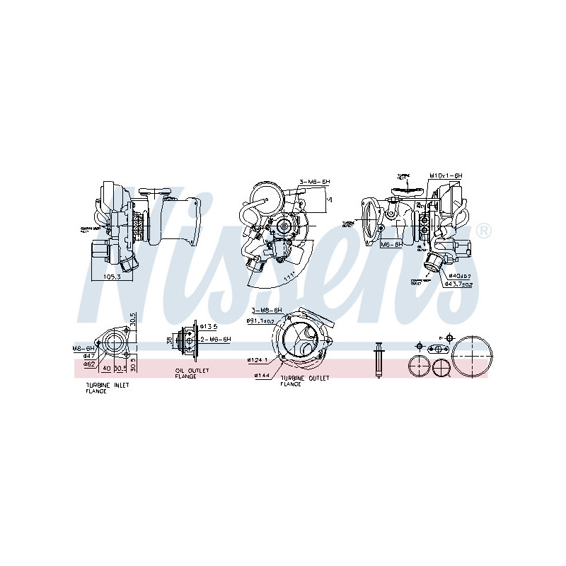 Turbocompresseur NISSENS