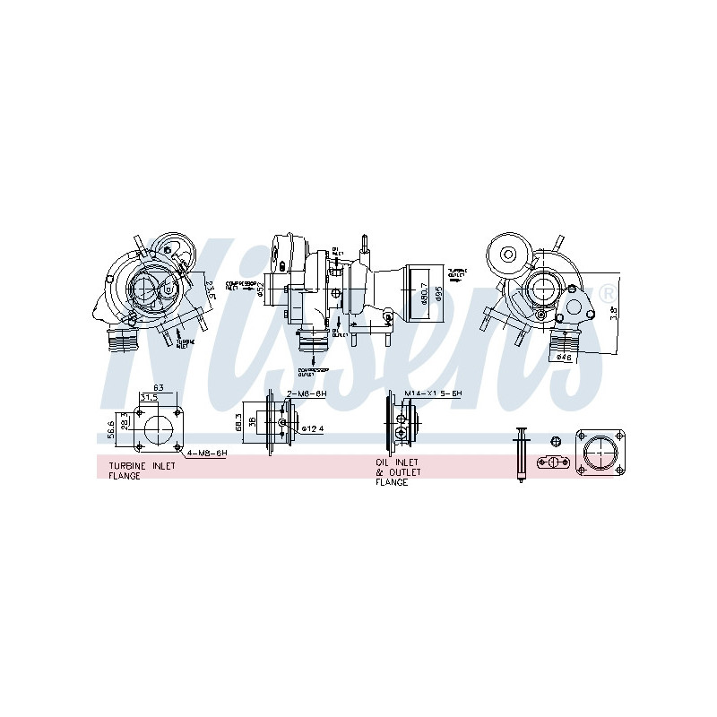 Turbocompresseur NISSENS