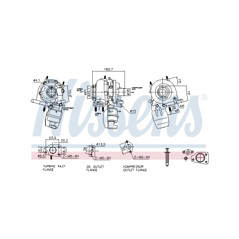 Turbocompresseur NISSENS