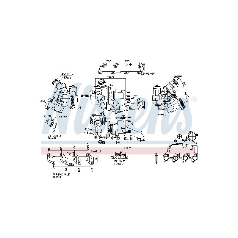 Turbocompresseur NISSENS