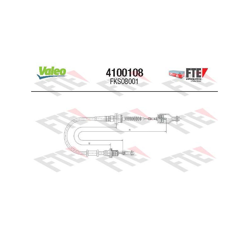Cable d'embrayage VALEO