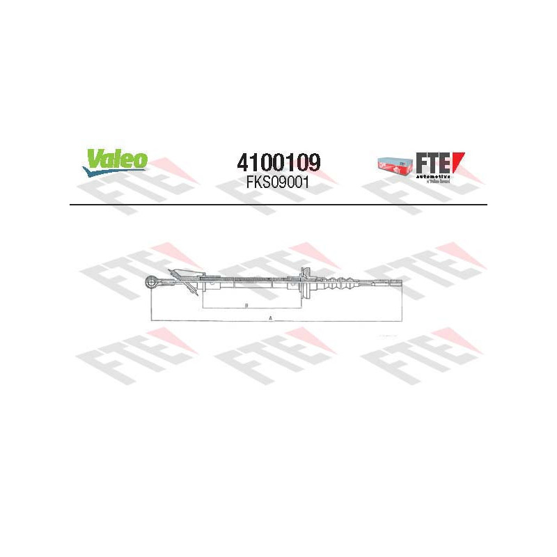Cable d'embrayage VALEO