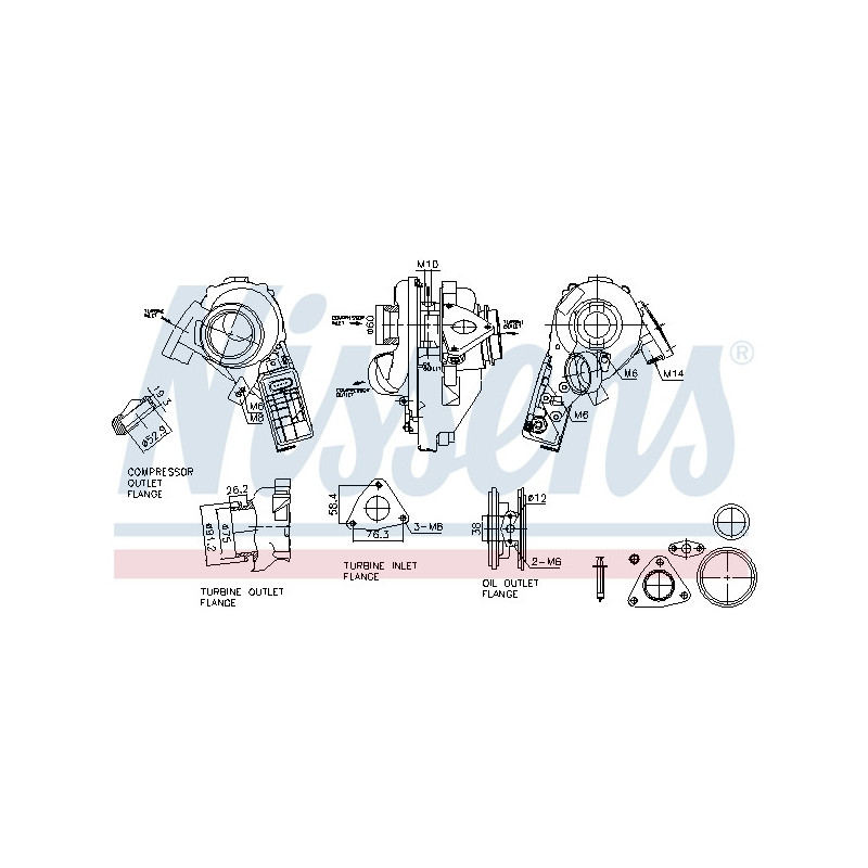 Turbocompresseur NISSENS