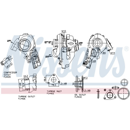 Turbocompresseur NISSENS