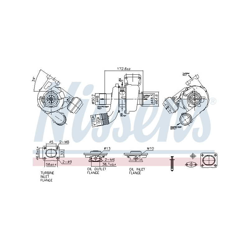 Turbocompresseur NISSENS