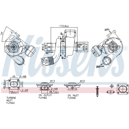 Turbocompresseur NISSENS