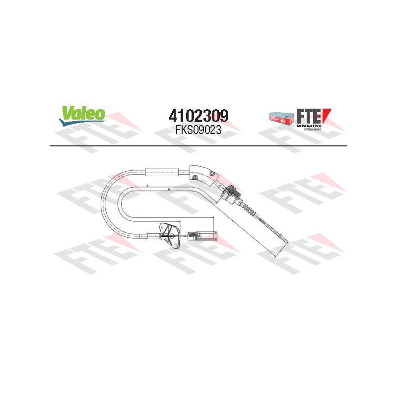 Cable d'embrayage VALEO