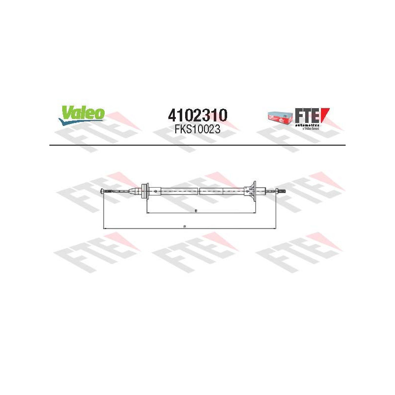 Cable d'embrayage VALEO