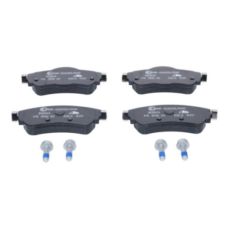 Jeu de quatre plaquettes de frein à disque ATE