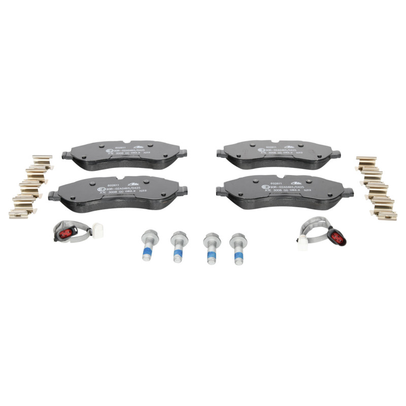 Jeu de quatre plaquettes de frein à disque ATE