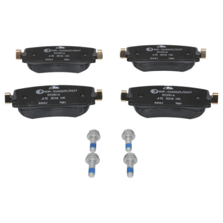 Jeu de quatre plaquettes de frein à disque ATE