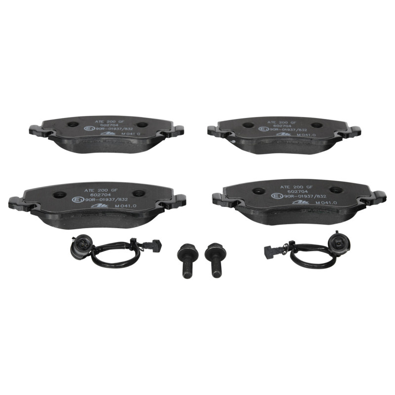 Jeu de quatre plaquettes de frein à disque ATE