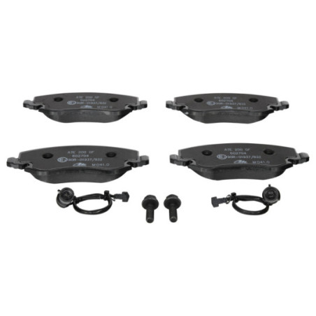 Jeu de quatre plaquettes de frein à disque ATE