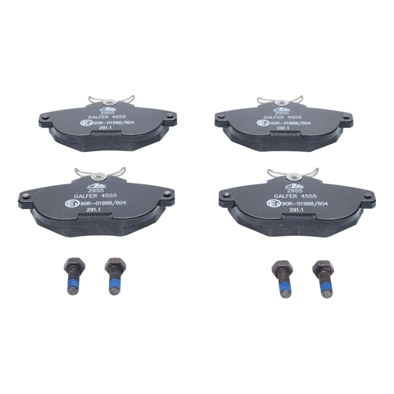 Jeu de quatre plaquettes de frein à disque ATE