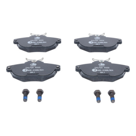 Jeu de quatre plaquettes de frein à disque ATE
