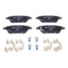 Jeu de quatre plaquettes de frein à disque ATE