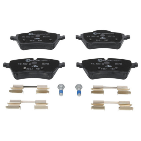 Jeu de quatre plaquettes de frein à disque ATE