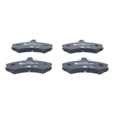 Jeu de quatre plaquettes de frein à disque ATE