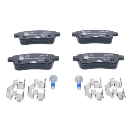 Jeu de quatre plaquettes de frein à disque ATE