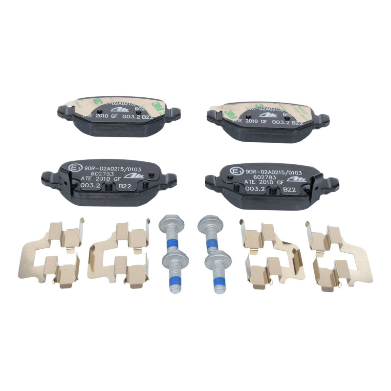 Jeu de quatre plaquettes de frein à disque ATE