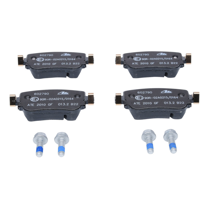 Jeu de quatre plaquettes de frein à disque ATE