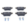 Jeu de quatre plaquettes de frein à disque ATE