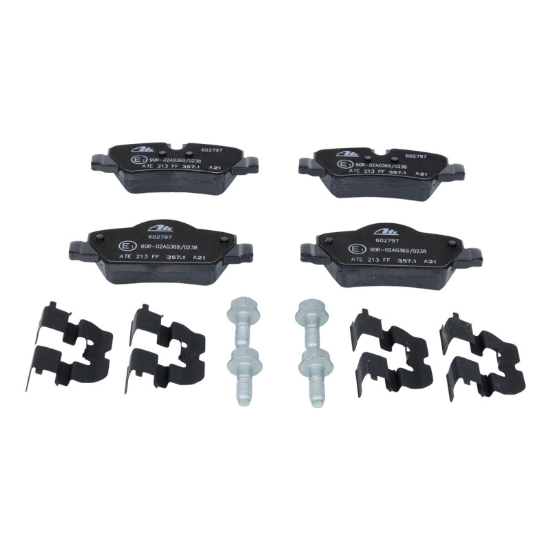 Jeu de quatre plaquettes de frein à disque ATE