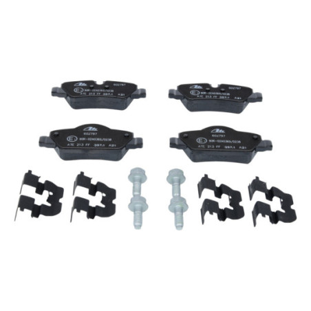 Jeu de quatre plaquettes de frein à disque ATE