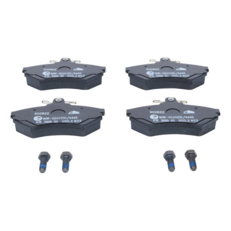 Jeu de quatre plaquettes de frein à disque ATE