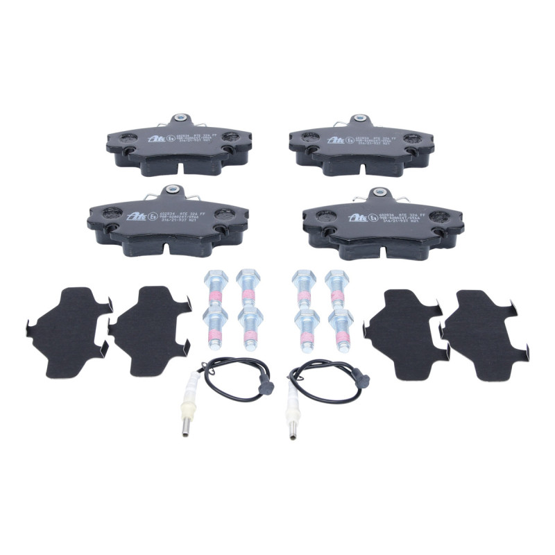 Jeu de quatre plaquettes de frein à disque ATE