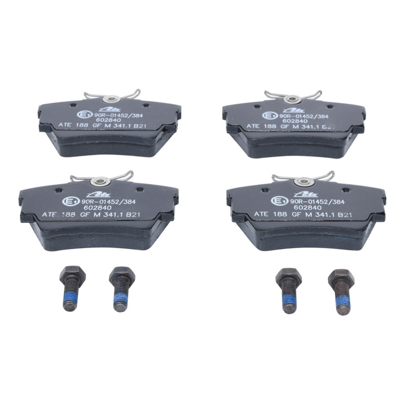 Jeu de quatre plaquettes de frein à disque ATE