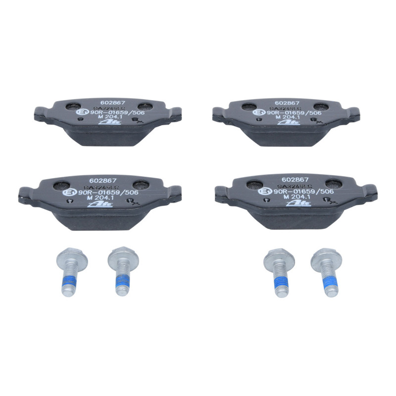 Jeu de quatre plaquettes de frein à disque ATE