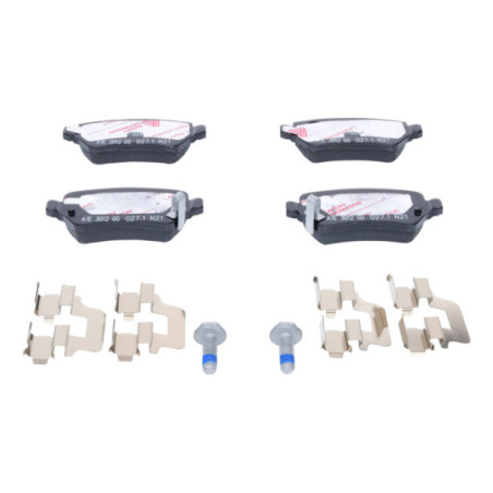 Jeu de quatre plaquettes de frein à disque ATE